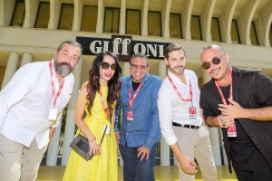 Adele Magnelli e Alessandro Cavallaro con gli organizzatori di Giffoni Next Generation 